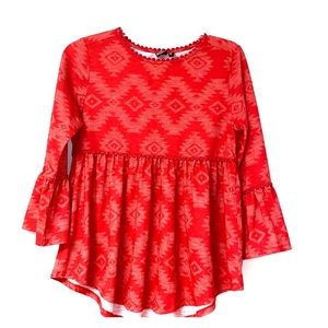 💥Red Aztec Blouse by Cruel Denim 💥